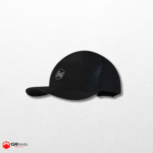 5 panel go cap solid black gorra buff