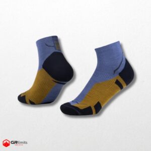 Calcetines lana merino media caña blue
