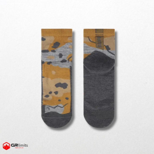Calcetines lana merino media caña umber khaki - Imagen 2