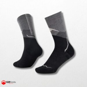 Calcetines lana merino caña alta graphite