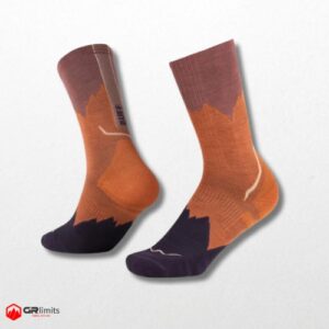Calcetines lana merino caña alta ginger