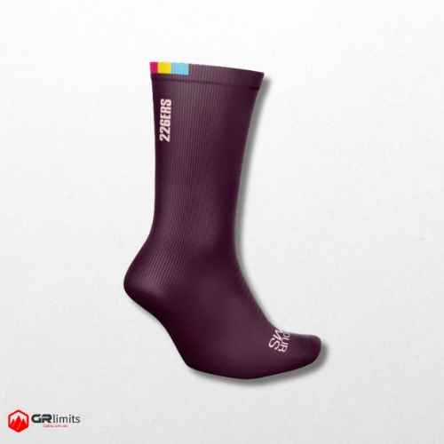 Calcetines sport socks burgundy - Imagen 2