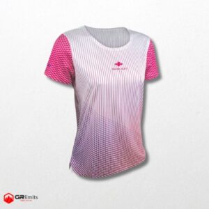 Camiseta dynamic raidlight white/pink