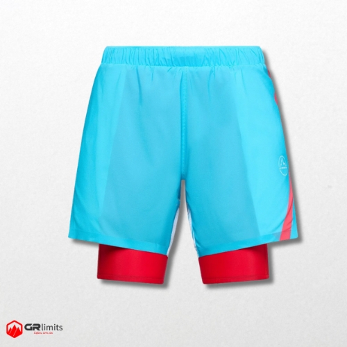Pantalon corto flow 5 w malibu blue hibiscus