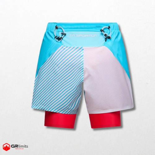 Pantalon corto flow 5 w malibu blue hibiscus - Imagen 2