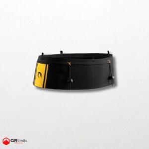 Cinturon loop two negro/amarillo