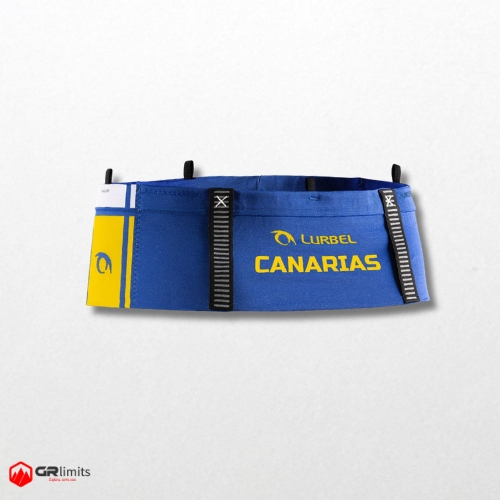 Cinturon loop three canarias bco/azul/amar