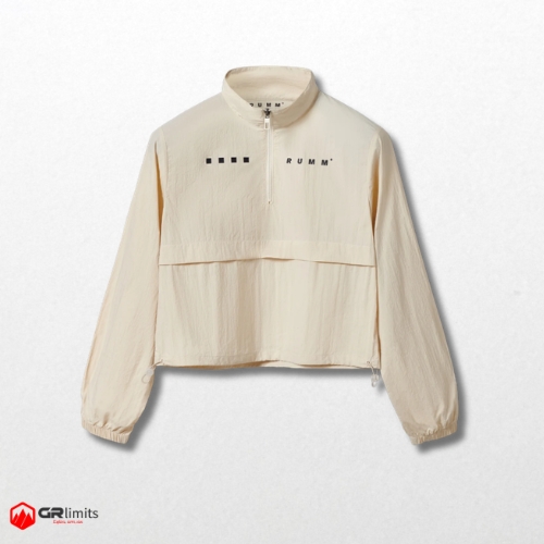 Cortavientos w crop beige coleccion fuji rumm