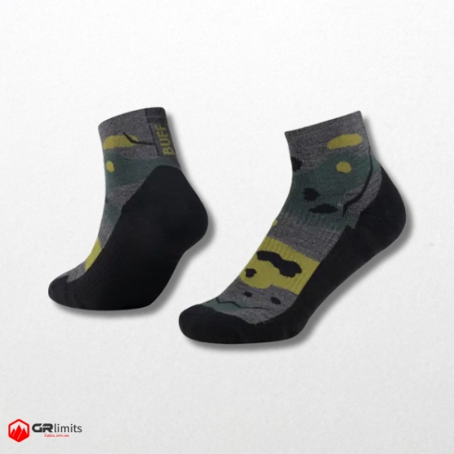 Calcetines lana merino media caña grey