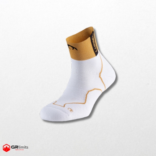 Calcetin lurbel desafio three blanco/ambar