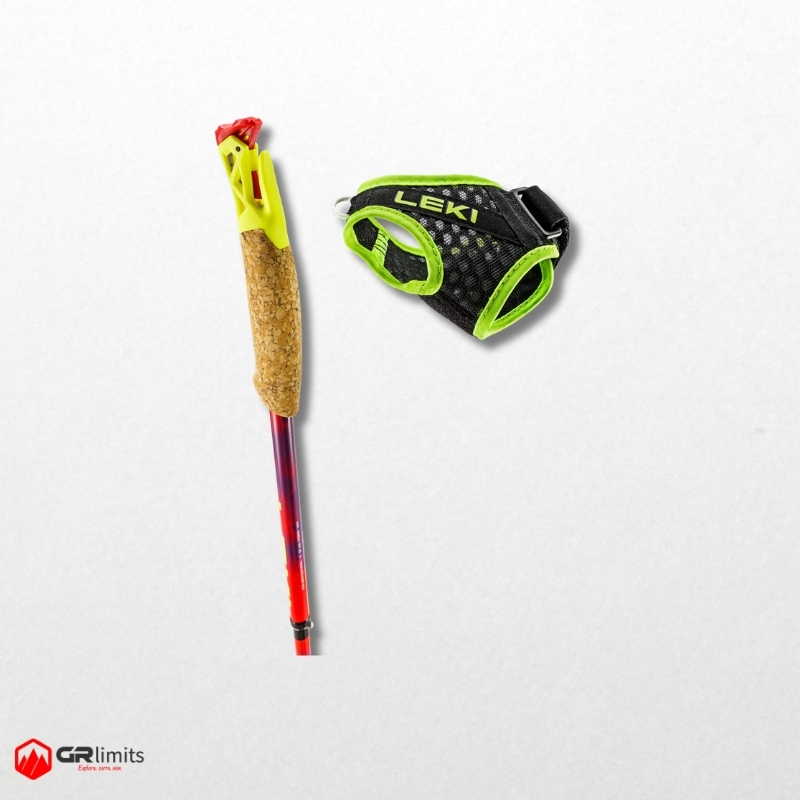 Bastones ultratrail fxone sl brightred/violet - Imagen 3