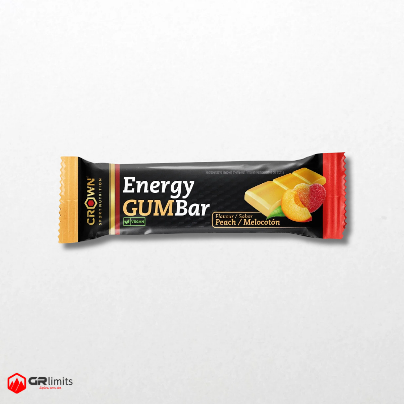 Gominola crown energy gum bar melocoton