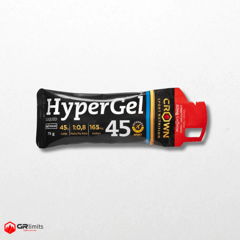 Gel crown hypergel 45 fresa cafeína 80mg
