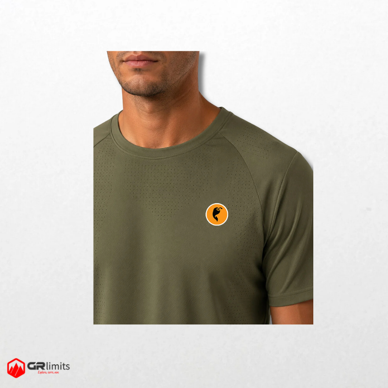 Camiseta técnica khaki