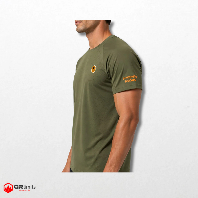 Camiseta técnica khaki - Imagen 2