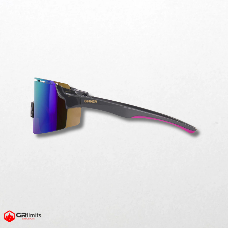 Gafas amla shiny grey matte pink - Imagen 3